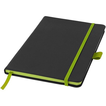 Notebook Color edge A5, černá/světle zelená