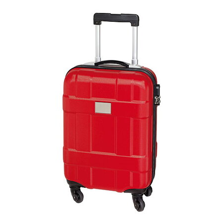 SEZIMO Cestovní kufr na 4 kolečkách, červený
