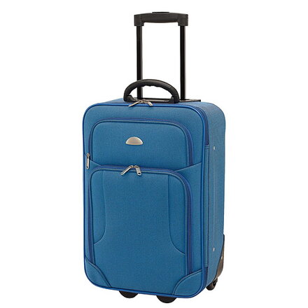 Malý kufr na kolečkách, modrý