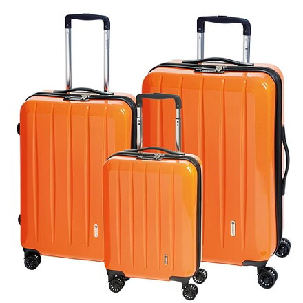 Sada tří kufrů, oranžová