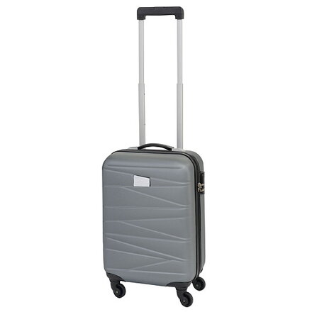 PADUNA Cestovní kufr na kolečkách, stříbrný