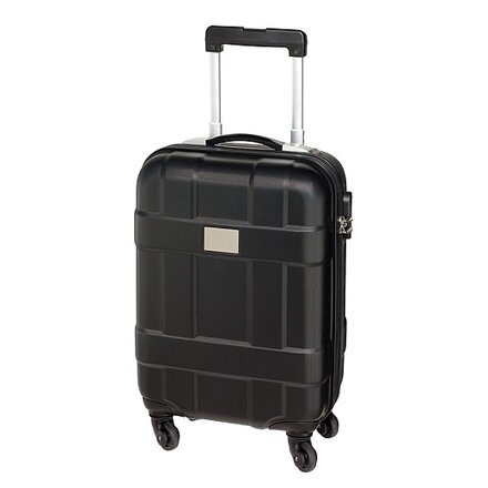 SEZIMO Cestovní kufr na 4 kolečkách, černý